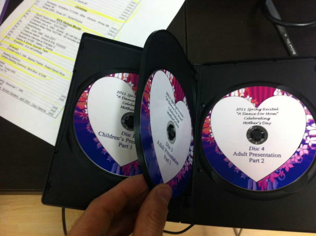 DVD Copies with Full Design and Color Labels