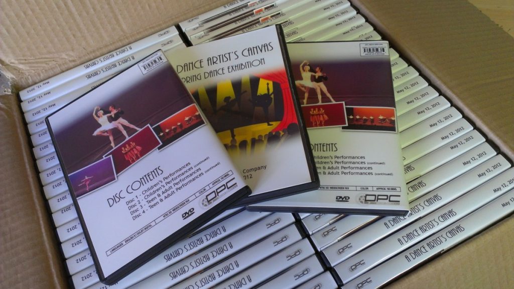DVD Copies with Full Color Labels and Cases
