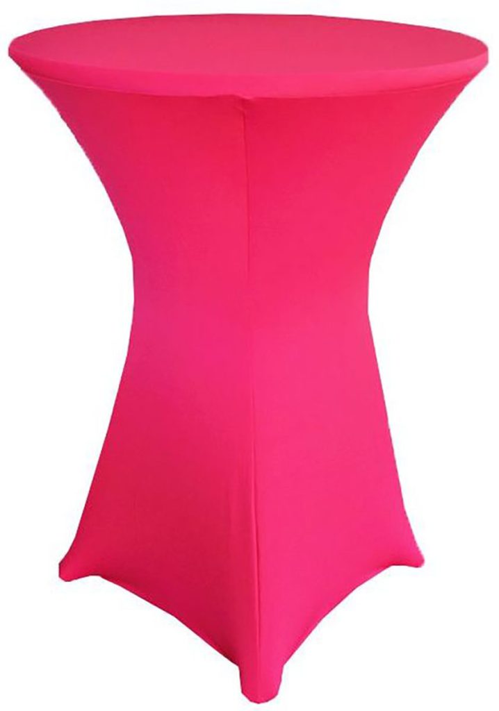 30&quot; Cocktail Spandex Table Cover - DPC Event Services