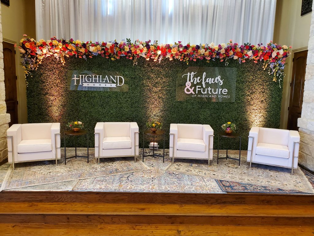 White Leather Stage Chair with Chrome Detailing - DPC Event Services
