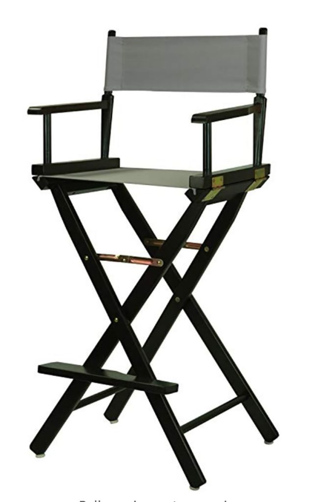 Gray Directors Chair - DPC Event Services